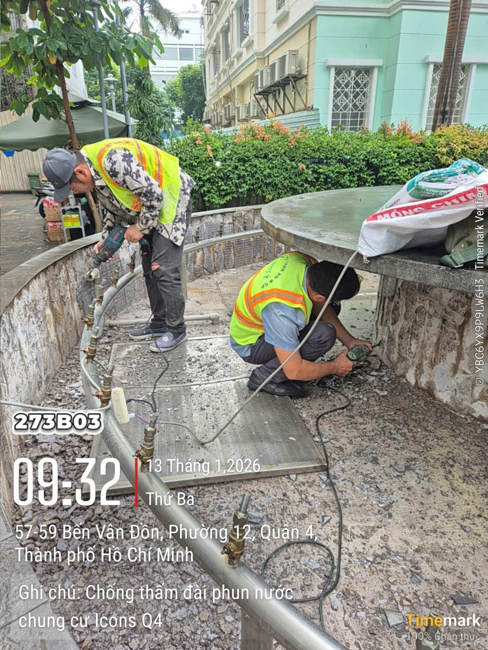 Thi công chống thấm - Cải tạo lan can